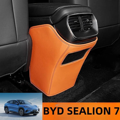 Leather Seat Back Anti-Kick Protector Mats for BYD Sealion 7 - NICE EVS