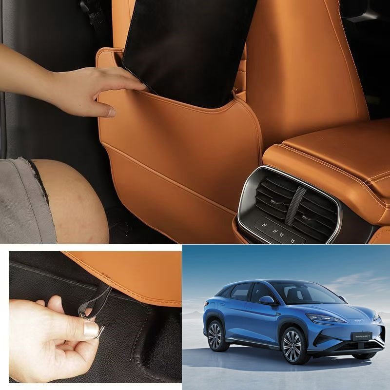Leather Seat Back Anti-Kick Protector Mats for BYD Sealion 7 - NICE EVS