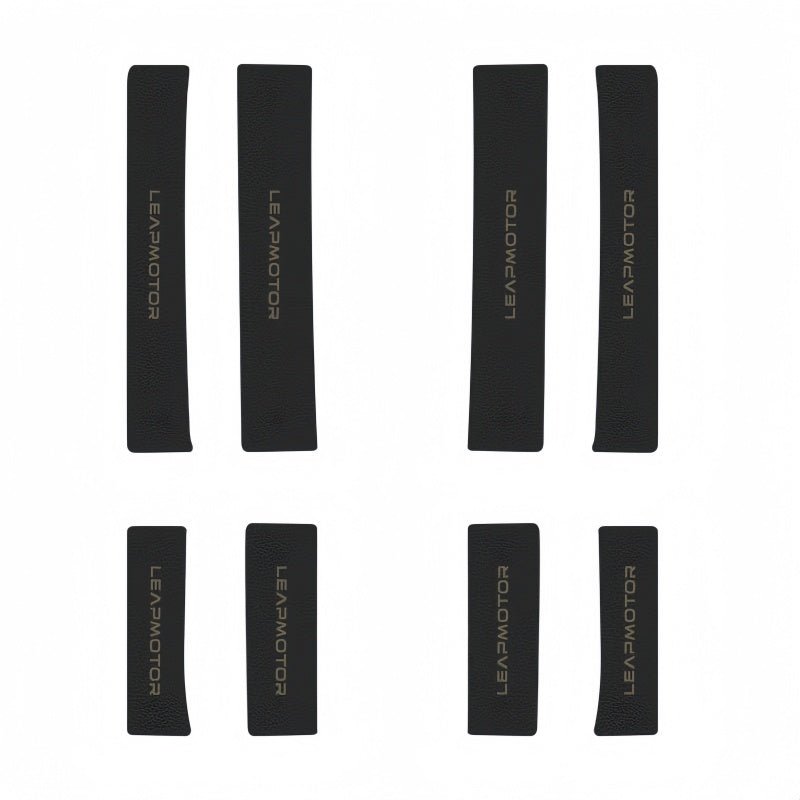 Leather Sill Scuff Plate Protector for Leapmotor B03X - NICE EVS