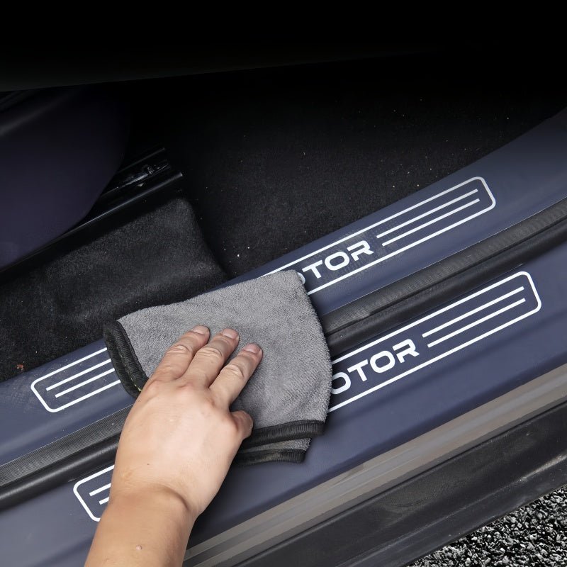 Leather Sill Scuff Plate Protector for Leapmotor B03X - NICE EVS