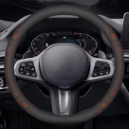 Leather Steering Wheel Cover for BYD Shark - NICE EVS