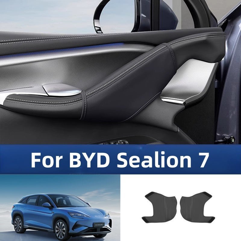 Leather Upper Door Handle Cover for BYD Sealion 7 - NICE EVS
