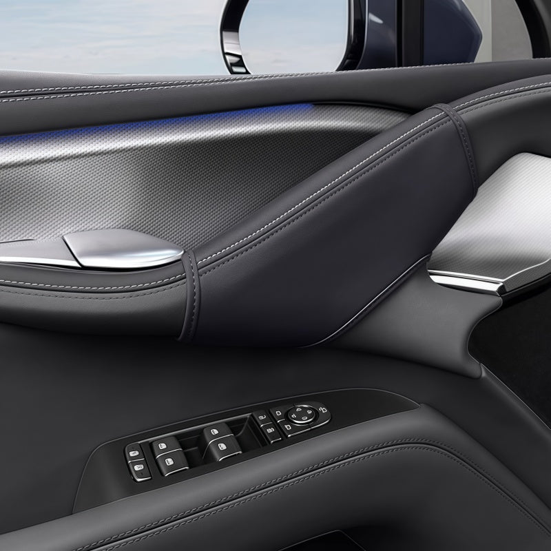 Leather Upper Door Handle Cover for BYD Sealion 7 - NICE EVS