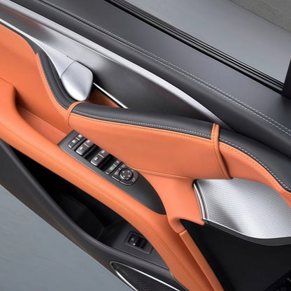 Leather Upper Door Handle Cover for BYD Sealion 7 - NICE EVS