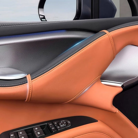 Leather Upper Door Handle Cover for BYD Sealion 7 - NICE EVS