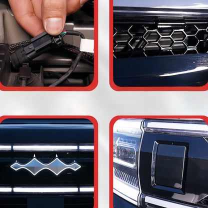 LED Light-Up Front Grille with Emblem for BYD Leopard 5 & Denza B5 - NICE EVS