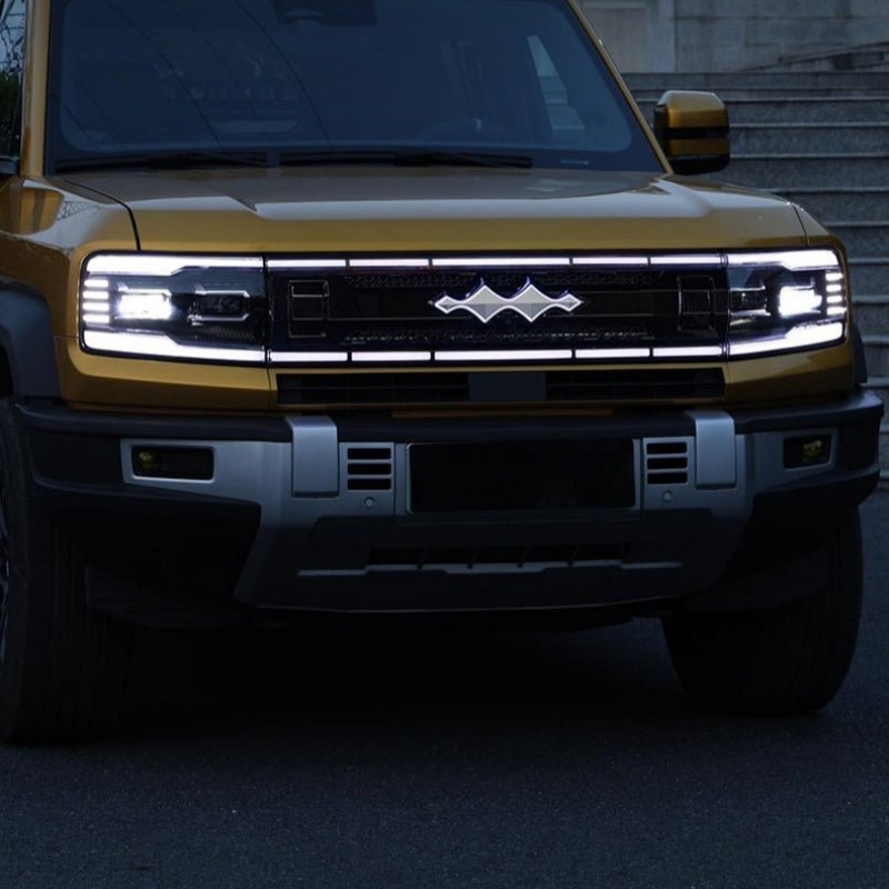 LED Light-Up Front Grille with Emblem for BYD Leopard 5 & Denza B5 - NICE EVS