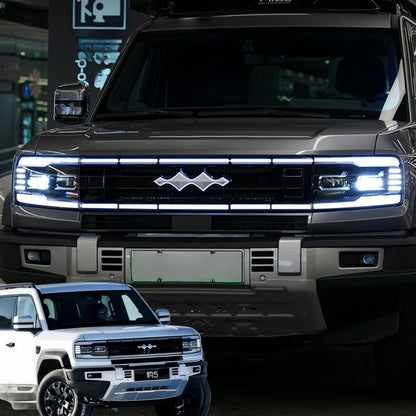 LED Light-Up Front Grille with Emblem for BYD Leopard 5 & Denza B5 - NICE EVS