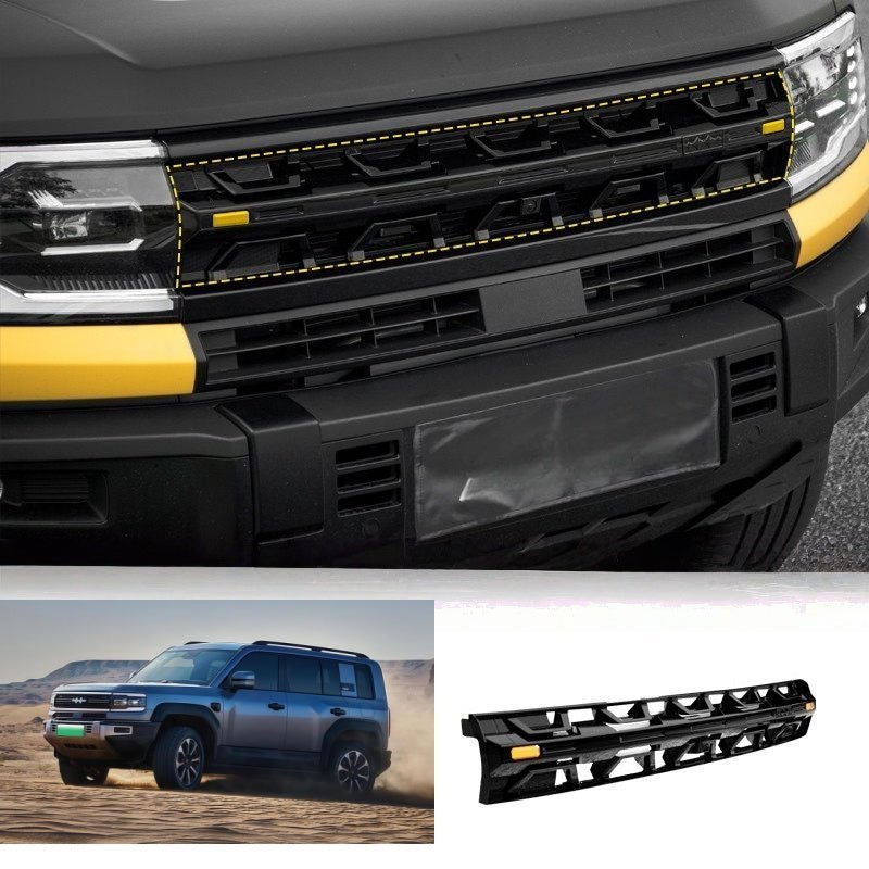 LED Light-Up Front Grille with Emblem for BYD Leopard 5 & Denza B5 - NICE EVS