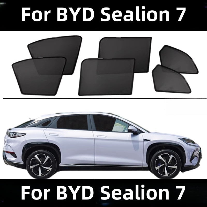 MagiShade – Instant Magnetic Sun Shield for BYD Sealion 7 - NICE EVS