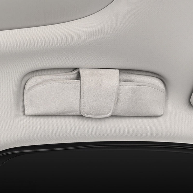 Magnetic Suede Car Sunglasses Holder for Leapmotor B03X - NICE EVS