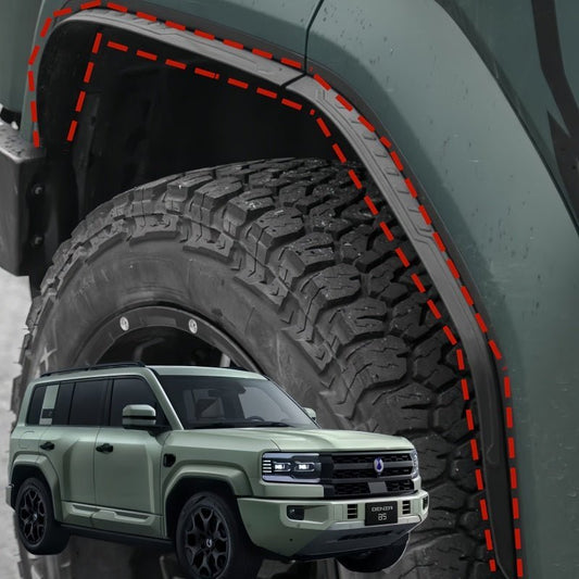 Matte Black Fender Flare Wide Trim for BYD Leopard 5 & Denza B5 - NICE EVS