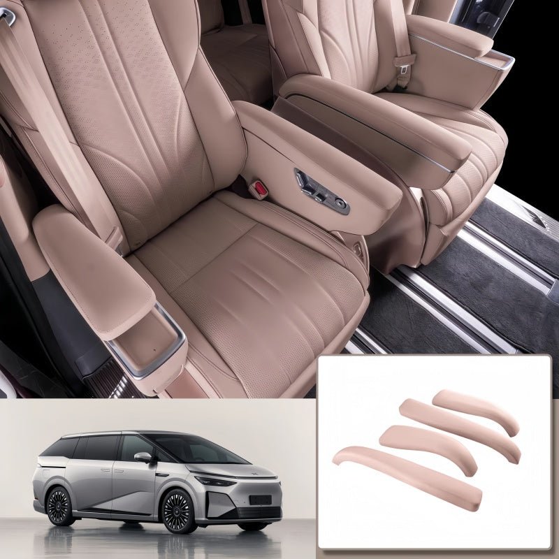 Napa Leather 2nd Row Armrest Cover for 2026 XPENG X9 - NICE EVS