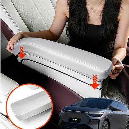 Napa Leather 2nd Row Armrest Cover for 2026 XPENG X9 - NICE EVS
