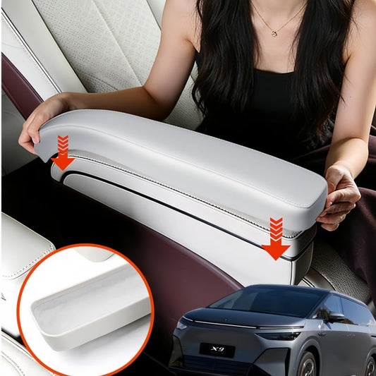 Napa Leather 2nd Row Armrest Cover for 2026 XPENG X9 - NICE EVS