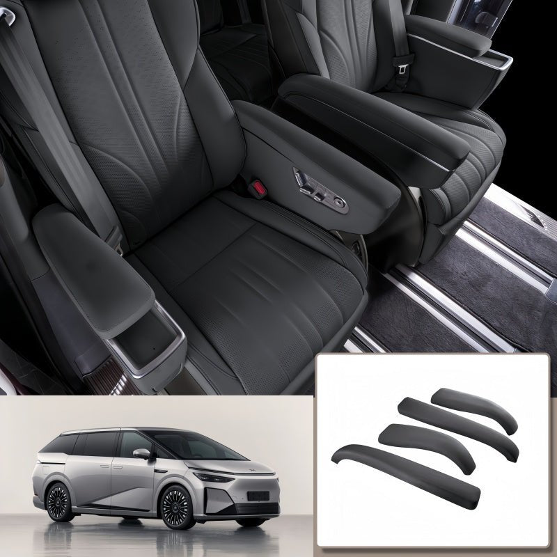 Napa Leather 2nd Row Armrest Cover for 2026 XPENG X9 - NICE EVS