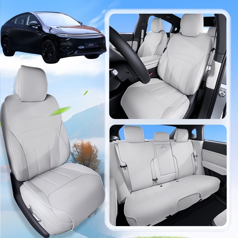 Napa Leather Semi-Wrap Seat Cover for XPENG G6 (2025-2026) - NICE EVS