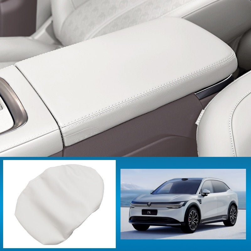 Nappa Leather Center Console Armrest Cover for Zeekr 7X - NICE EVS