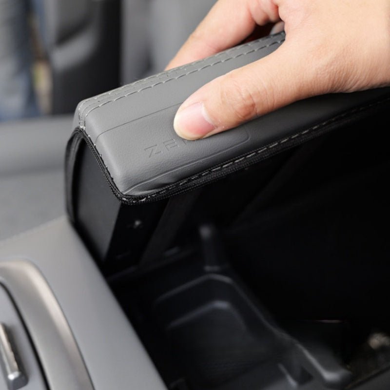 Nappa Leather Center Console Armrest Cover for Zeekr 7X - NICE EVS