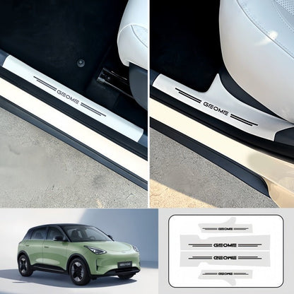Nappa Leather Door Sill Protector for Geely E2 / EX2 - NICE EVS