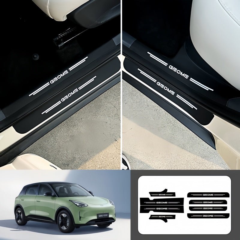 Nappa Leather Door Sill Protector for Geely E2 / EX2 - NICE EVS