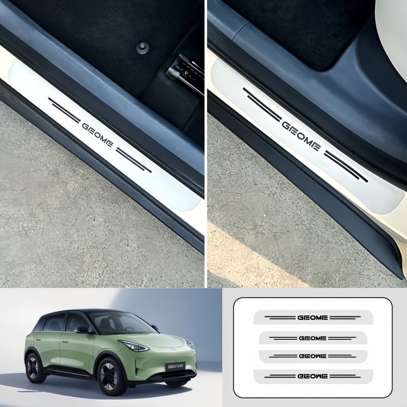 Nappa Leather Door Sill Protector for Geely E2 / EX2 - NICE EVS