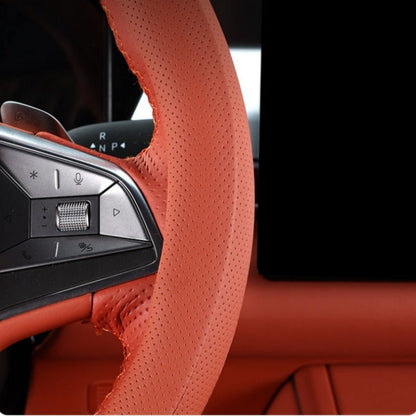Nappa Leather Steering Wheel Cover for BYD Sealion 8 / ATTO 8 - NICE EVS