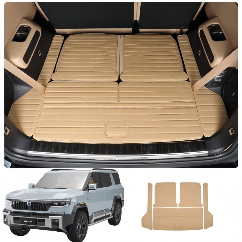 Nappa Leather Trunk Mat & Seat Back Pad for BYD Leopard 8 & Denza B8 - NICE EVS