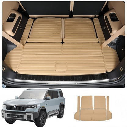 Nappa Leather Trunk Mat & Seat Back Pad for BYD Leopard 8 & Denza B8 - NICE EVS