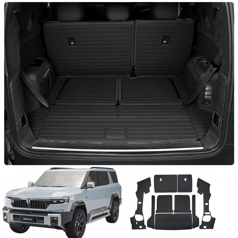 Nappa Leather Trunk Mat & Seat Back Pad for BYD Leopard 8 & Denza B8 - NICE EVS
