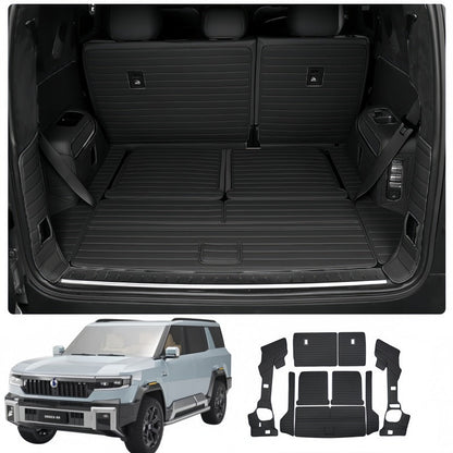 Nappa Leather Trunk Mat & Seat Back Pad for BYD Leopard 8 & Denza B8 - NICE EVS