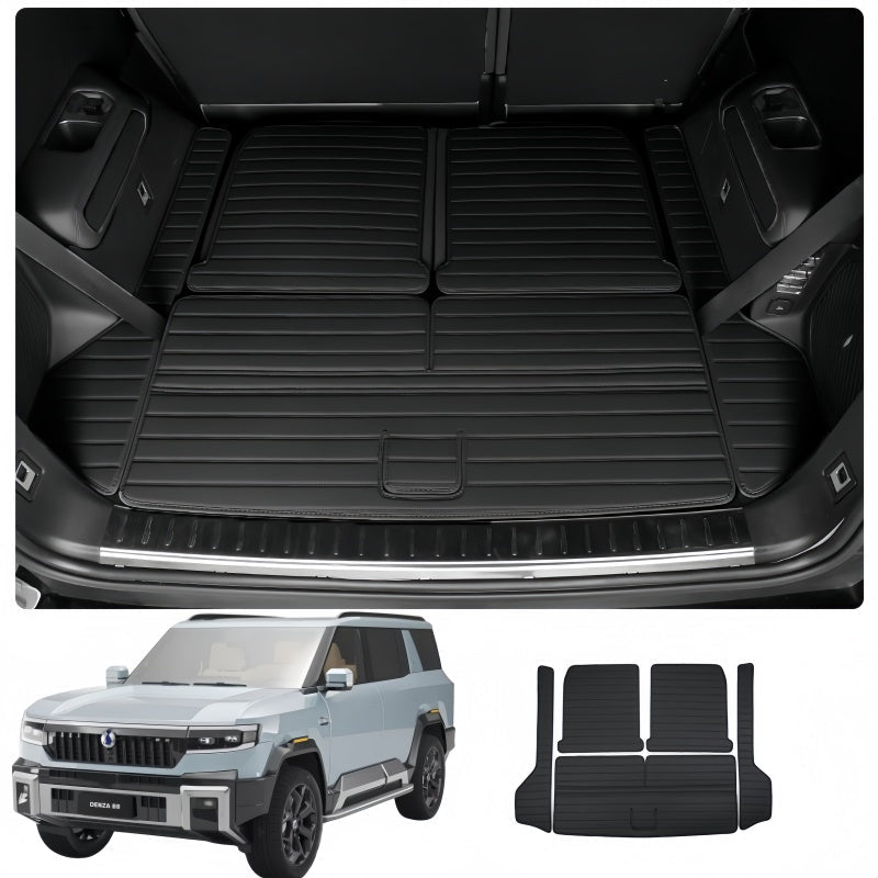 Nappa Leather Trunk Mat & Seat Back Pad for BYD Leopard 8 & Denza B8 - NICE EVS