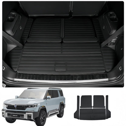 Nappa Leather Trunk Mat & Seat Back Pad for BYD Leopard 8 & Denza B8 - NICE EVS