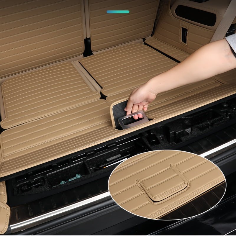 Nappa Leather Trunk Mat & Seat Back Pad for BYD Leopard 8 & Denza B8 - NICE EVS