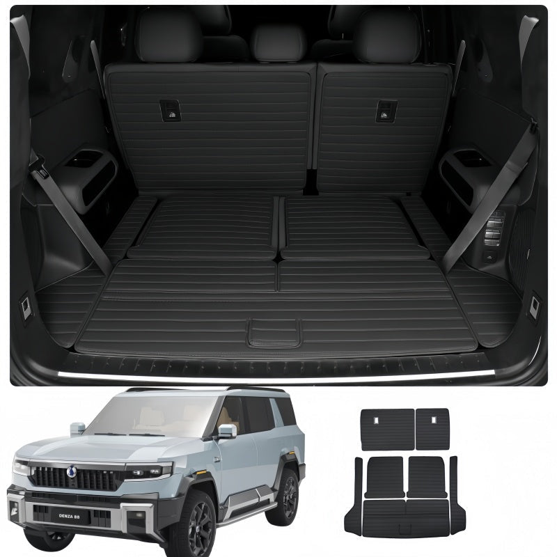 Nappa Leather Trunk Mat & Seat Back Pad for BYD Leopard 8 & Denza B8 - NICE EVS
