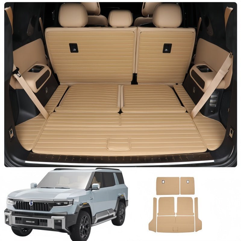 Nappa Leather Trunk Mat & Seat Back Pad for BYD Leopard 8 & Denza B8 - NICE EVS