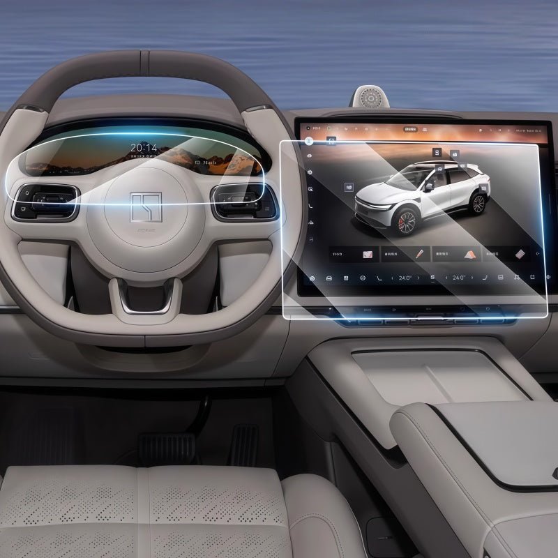 Navigation & Dashboard Tempered Glass Protector for ZEEKR 7X - NICE EVS