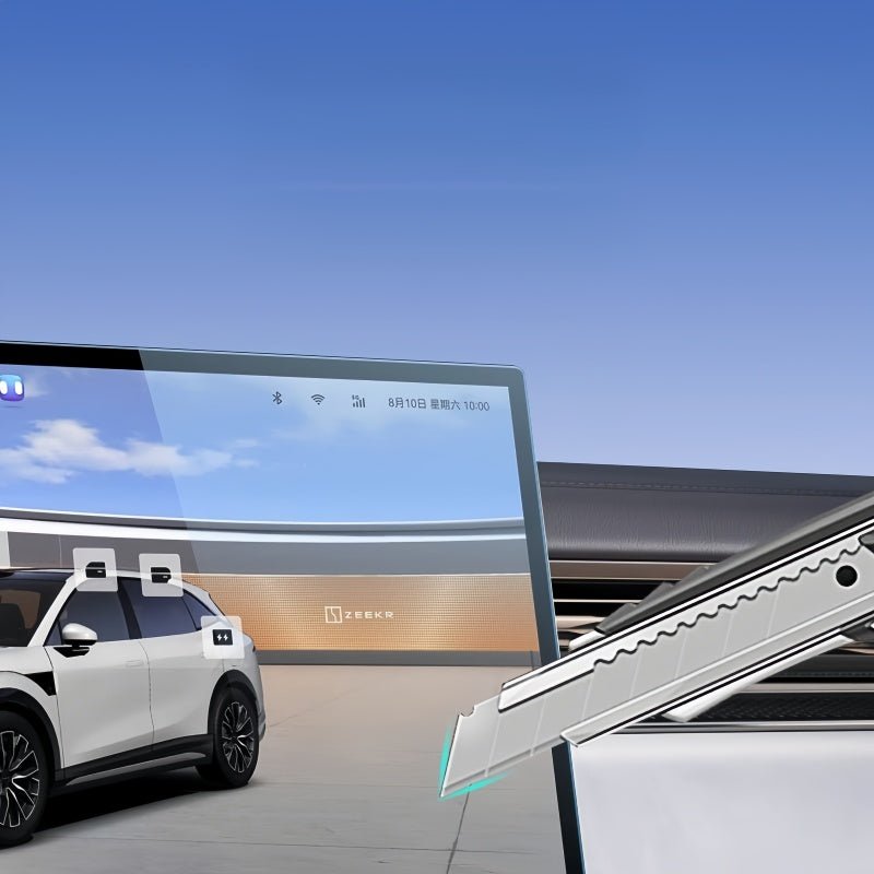 Navigation & Dashboard Tempered Glass Protector for ZEEKR 7X - NICE EVS