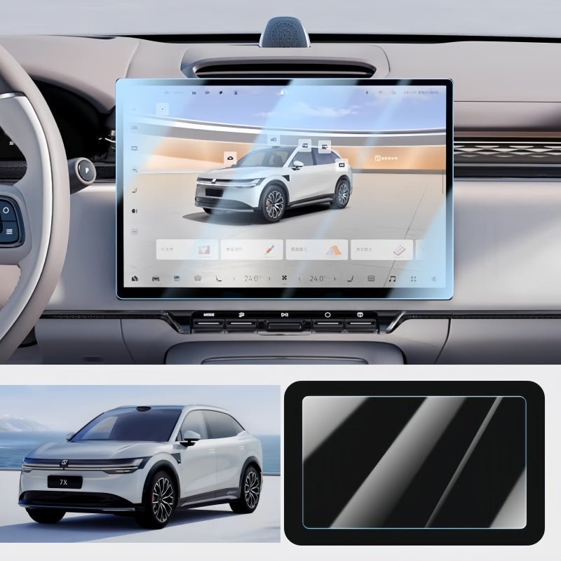 Navigation & Dashboard Tempered Glass Protector for ZEEKR 7X - NICE EVS