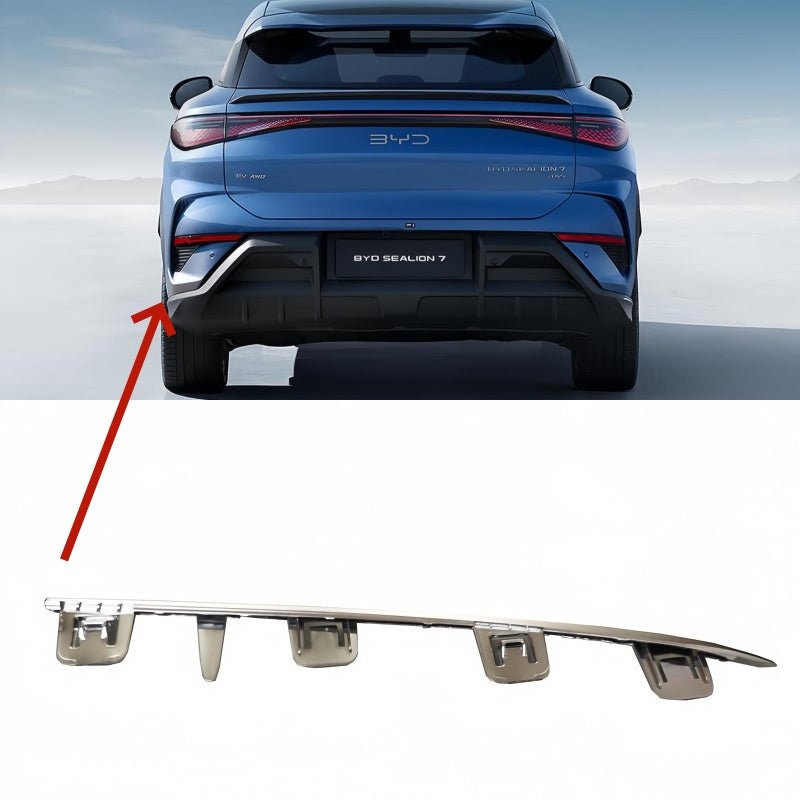 OEM BYD Sealion 7 Rear Bumper Trim Chrome Strip - NICE EVS