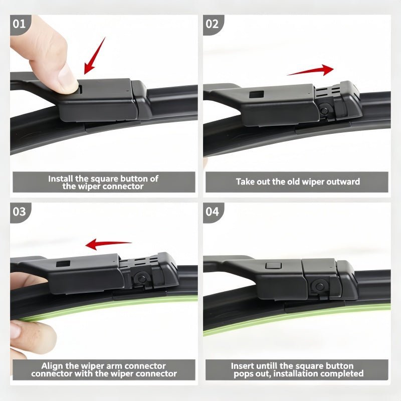 OEM Front & Rear Windshield Wiper Blade Refills for BYD & Denza - NICE EVS