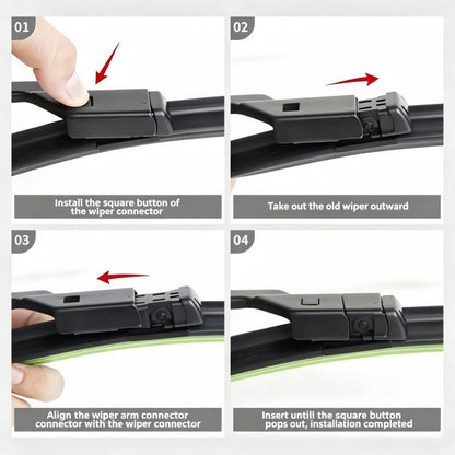 OEM Front & Rear Windshield Wiper Blade Refills for BYD & Denza - NICE EVS