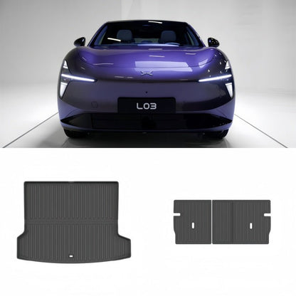 OEM Style Trunk Mat & Seat Back Mats for Xpeng L03 - NICE EVS