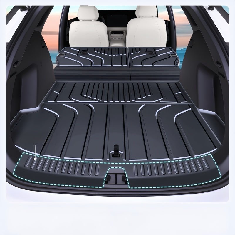 One-Piece Trunk & Seat Back Mats for Xpeng L03 - NICE EVS