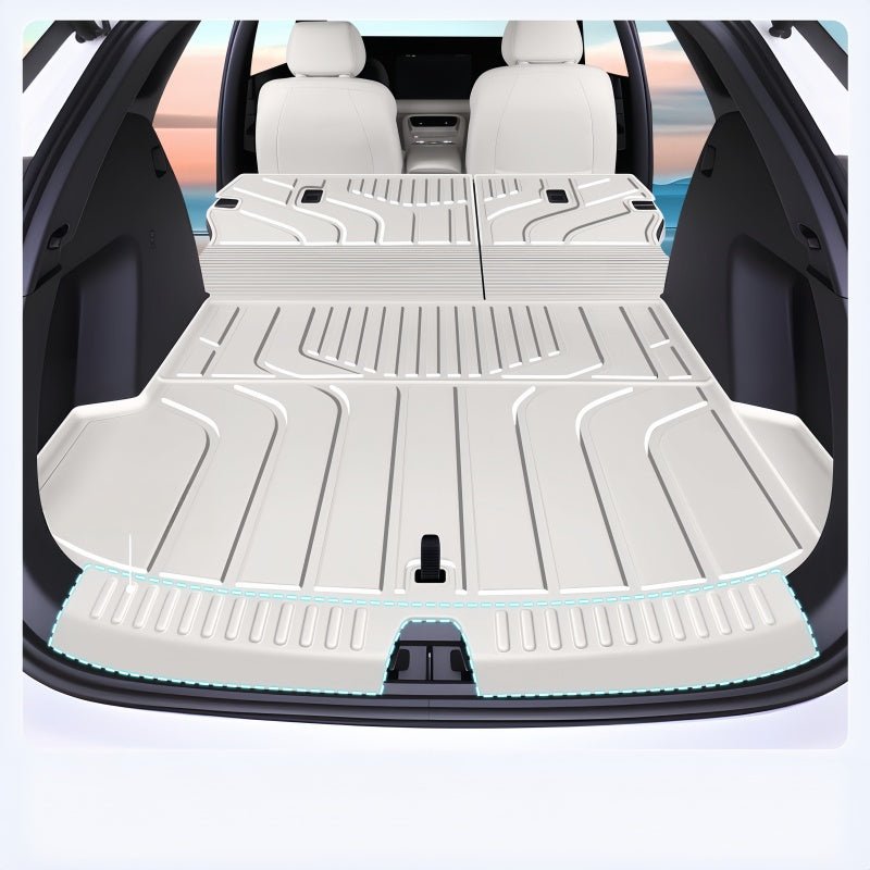 One-Piece Trunk & Seat Back Mats for Xpeng L03 - NICE EVS