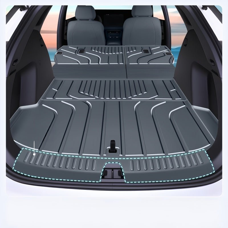 One-Piece Trunk & Seat Back Mats for Xpeng L03 - NICE EVS