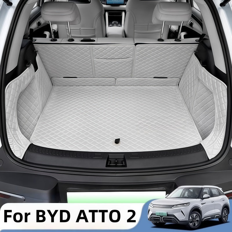 Premium Full-Cover Leather Trunk Mat for BYD Atto 2 - NICE EVS