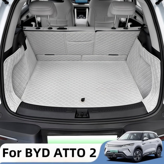 Premium Full-Cover Leather Trunk Mat for BYD Atto 2 - NICE EVS