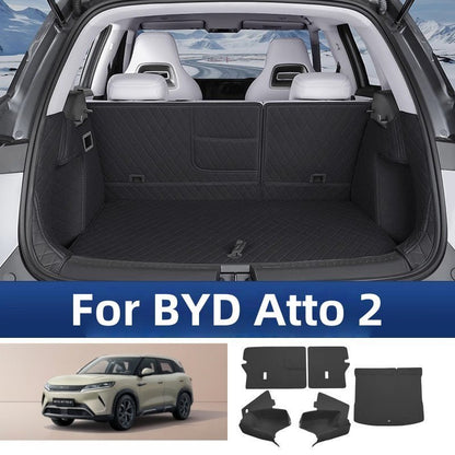 Premium Full-Cover Leather Trunk Mat for BYD Atto 2 - NICE EVS