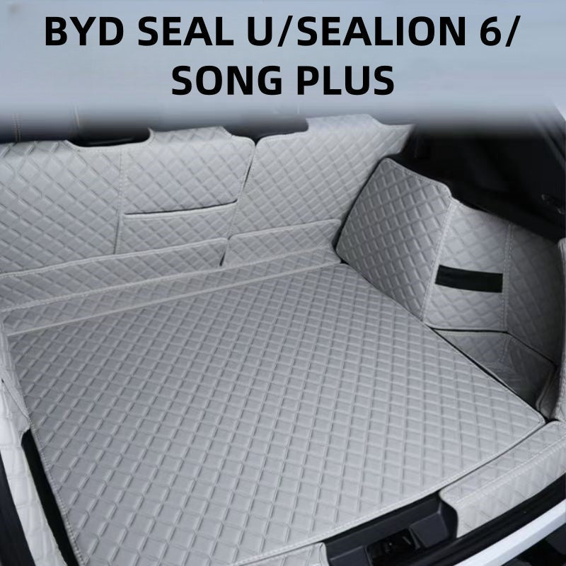 Premium Full-Cover Leather Trunk Mat for BYD Seal U & Sealion 6 - NICE EVS